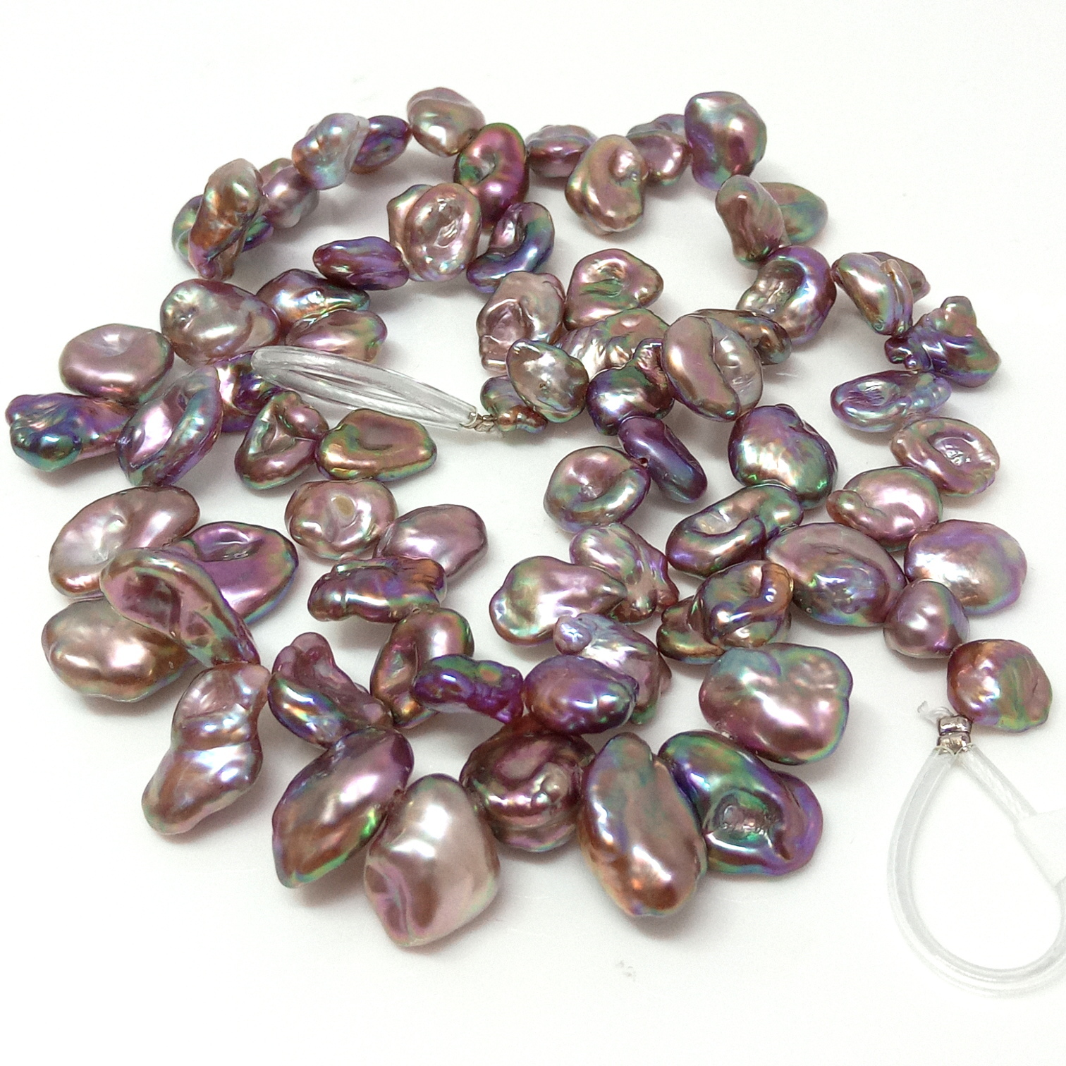 Purple Keishi Pearls